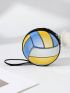 Volleyball Design Coin Purse Zipper