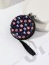 Tennis Ball Design Coin Purse Zipper