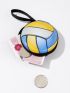 Volleyball Design Coin Purse Zipper