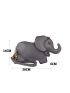 Mini Novelty Bag Elephant Design Contrast Binding PU