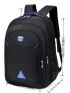 Letter Graphic Laptop Backpack Waterproof