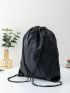 Minimalist Drawstring Backpack Waterproof For Sport