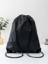 Minimalist Drawstring Backpack Waterproof For Sport