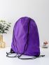 Minimalist Drawstring Backpack Waterproof For Sport
