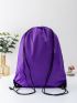 Minimalist Drawstring Backpack Waterproof For Sport