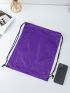 Minimalist Drawstring Backpack Waterproof For Sport