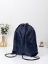 Minimalist Drawstring Backpack Waterproof For Sport