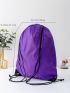 Minimalist Drawstring Backpack Waterproof For Sport