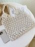 Minimalist Crochet Bag Hollow Out Design Vacation