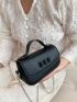 Mini Satchel Bag Chain Strap Top Handle