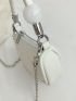 Mini Satchel Bag Star Pattern Chain Strap