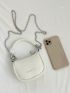 Mini Satchel Bag Star Pattern Chain Strap
