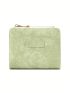 Retro Buckle Crop Wallet Female Fashion Ladies Multi-Function Id Holder Zipper Card Holder Coin Purse