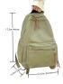 Medium Classic Backpack Solid Color Canvas