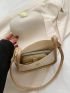 Mini Saddle Bag Colorblock Flap Design