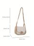 Mini Saddle Bag Colorblock Flap Design