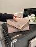 Crocodile Embossed Envelope Bag Medium Felt