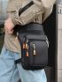 Large Leg Bag Minimalist Black