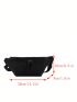 Large Fanny Pack Minimalist Black