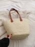 Oversized Straw Bag Paper Vacation