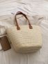 Oversized Straw Bag Paper Vacation