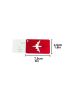 Airplane Pattern Luggage Tag