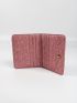 Metal Letter Decor Card Holder Denim