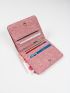 Metal Letter Decor Card Holder Denim