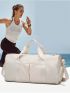 Large-capacity Waterproof, Solid Color And Simple Duffel Bag Sports Bag Aesthetic