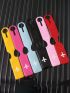 1pc Random Color Luggage Tag Letter & Plane Embossed
