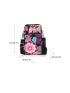 Multi-function Mobile Phone Bag Three Zipper Pockets Coin Purse Key Case Crossbody Sports Bag