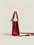 Twilly Scarf Decor Square Bag Medium Red