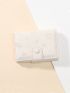 Graphic Embossed Small Wallet Trifold