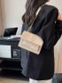 Mini Square Bag Solid Color Flap Chain Strap
