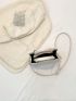 Cartoon Graphic Square Bag Mini Double Handle With Bag Charm