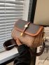Colorblock Novelty Bag Small Flap