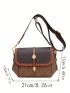 Colorblock Novelty Bag Small Flap