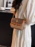 Colorblock Novelty Bag Small Flap