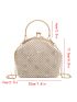 Flower Embroidered Straw Bag Mini Vacation