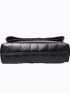 Minimalist Flap Square Bag Solid Black