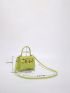 Mini Flap Novelty Bag Chain Decor