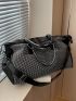 Studded Decor Travel Bag For Traveling