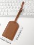 1pc PU Flight Holiday Travel Accessory Suitcase Bag Name Id Address Label Tag Solid