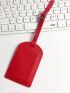 1pc PU Flight Holiday Travel Accessory Suitcase Bag Name Id Address Label Tag Solid