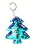 Glitter Sequins Tree Key Chain Women Car Bag Accessories Key Ring