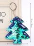 Glitter Sequins Tree Key Chain Women Car Bag Accessories Key Ring