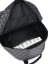 Geometric Pattern Casual Daypack All Over Print PU