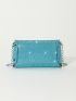 Mini Envelope Bag Rhinestone Decor Chain Strap For Prom
