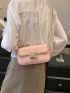 Small Baguette Bag Crocodile Embossed