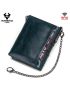 Men Wallets Zipper Small Coin Purse Rfid Card Holder Luxury Design Genuine Leather